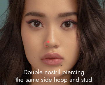 Same side double nose piercing: Everything to know Rosery Poetry