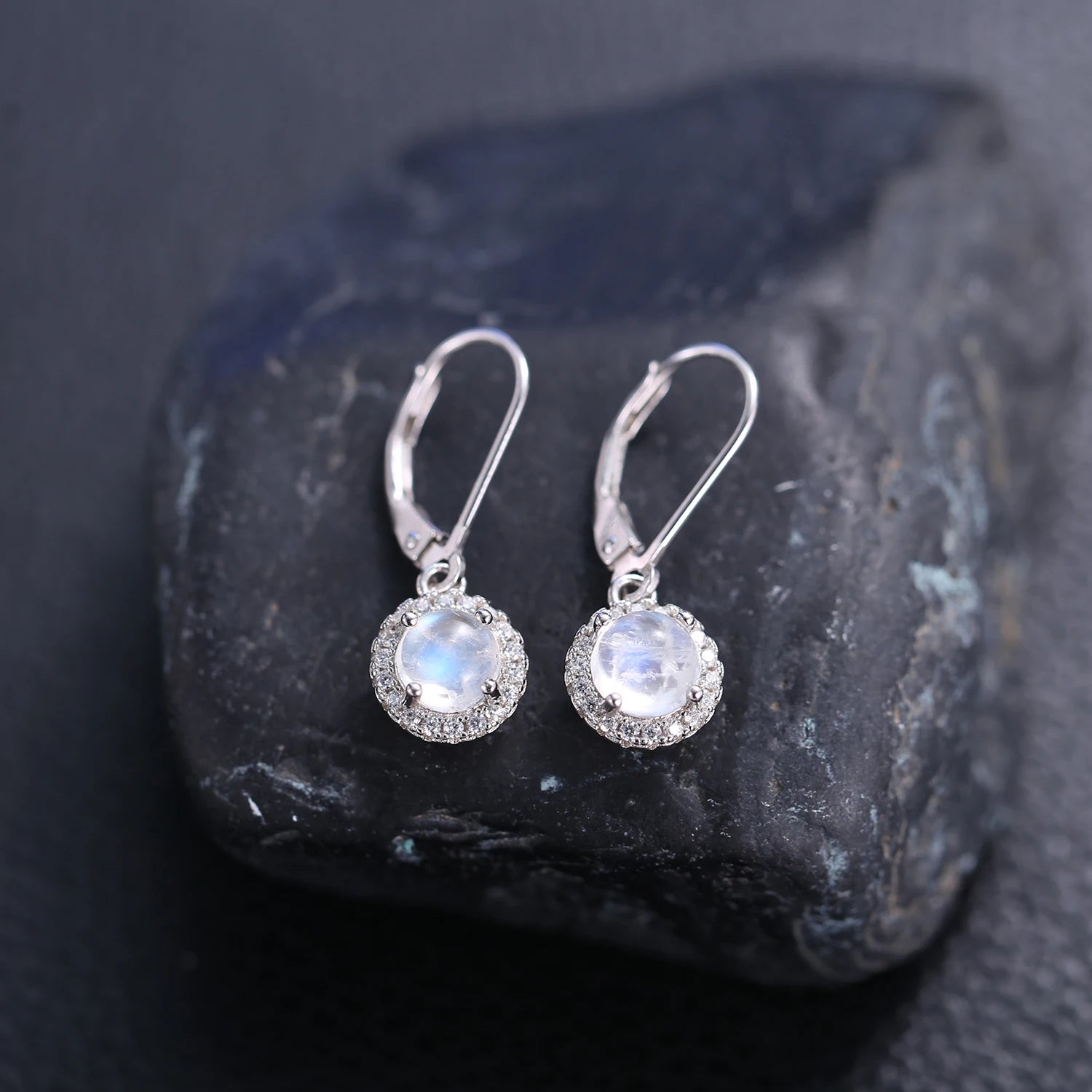 Orecchini Pendenti Donna In Argento Sterling 925 Con Zirconia - Citerna, Eleganti E Leggeri