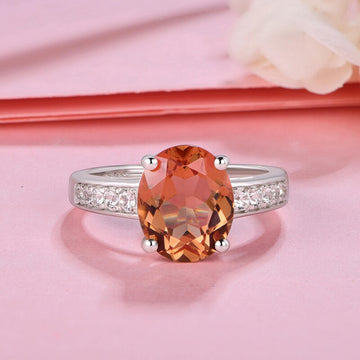 Zultanite ring oval cut color changing