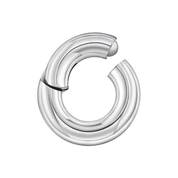 Large gauge piercing septum piercing implant-grade titanium 2G 4G 6G 8G 12G hinged segment ring