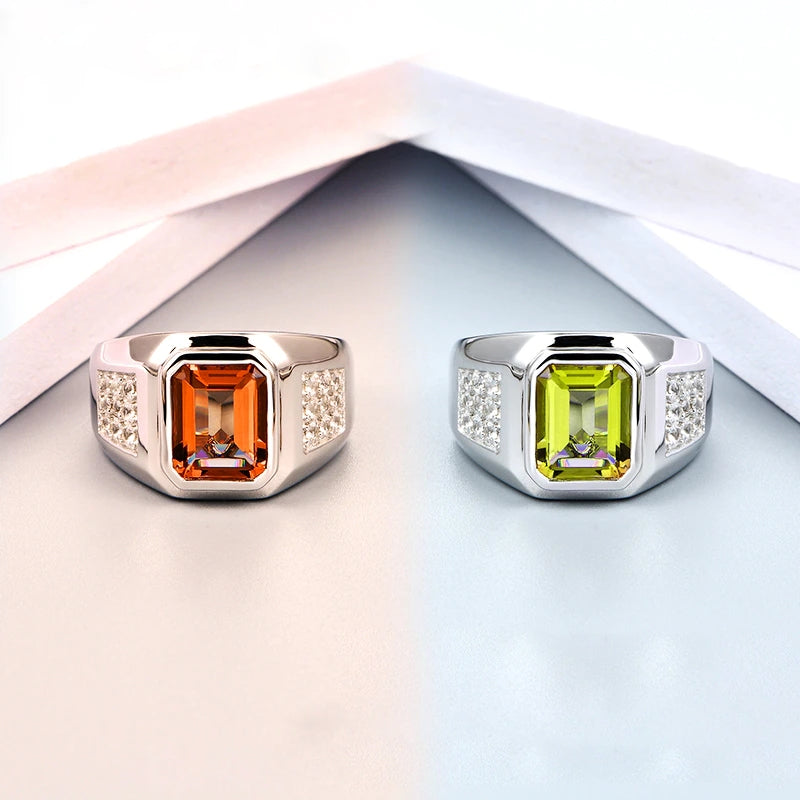 Zultanite ring for men color changing - Main Image