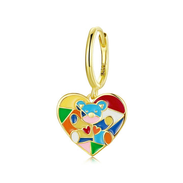 Picasso bear earring