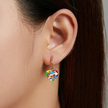 Picasso bear earring