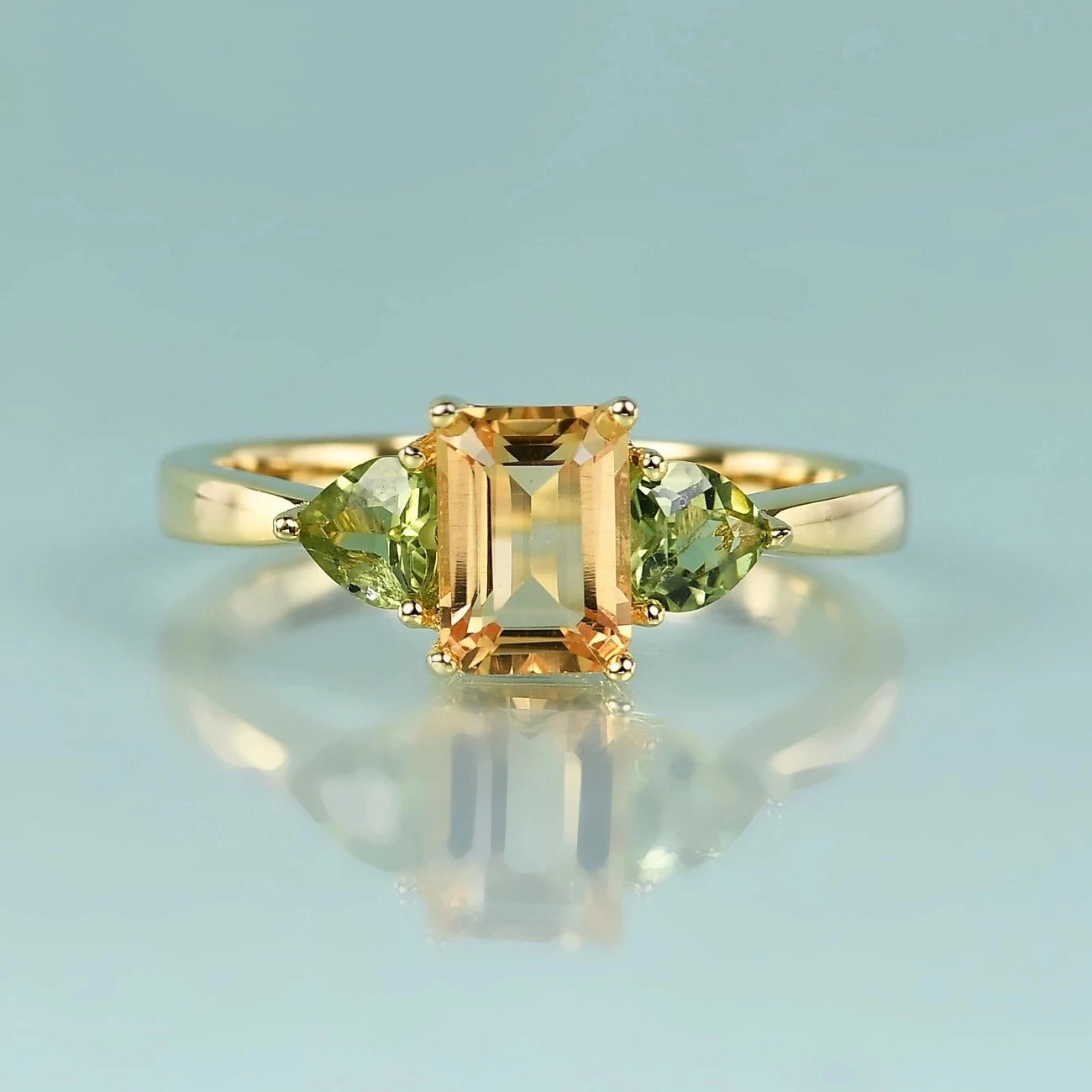 Unique citrine online rings