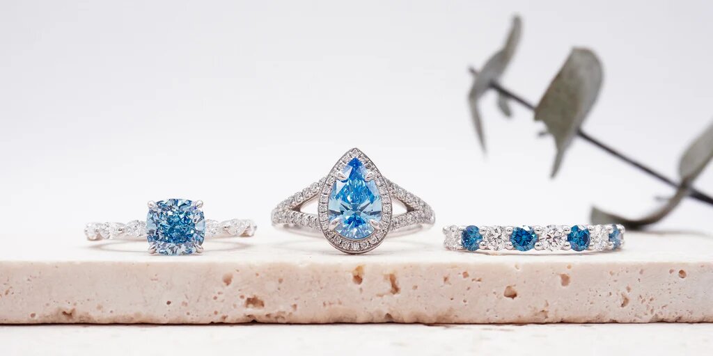 Blue Diamond Engagement Rings Add Beauty and Special Significance to the Ceremony&nbsp;