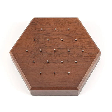 Stud earring organizer black walnut wood body jewelry display lip stud nose stud