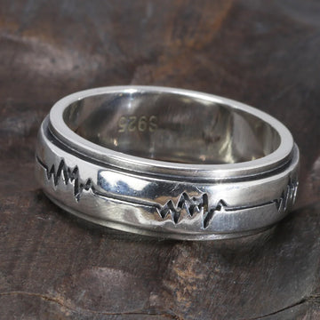 Anello antistress per ansia e fidget - Anelli con perline Giratore di perline per donne, Anello dell'umore Anello della calma per ragazze, Anello della pace regolabile Anello della paura Regali Adhs Anello antistress per ansia e fidget - Anelli con perline Giratore di perline per donne, Anello dell'umore Anello della calma per ragazze, Anello della pace regolabile Anello della paura Regali Adhs