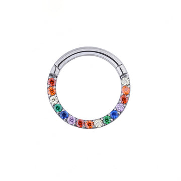 Fancy colored septum rings 16 gauge
