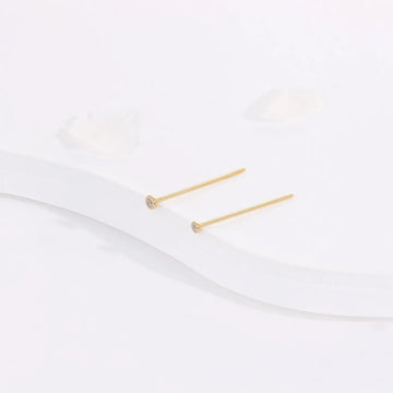 Piercing Naso Pallina ø 2.3mm In Oro Giallo 18 Carati - Diversa - Foto 1