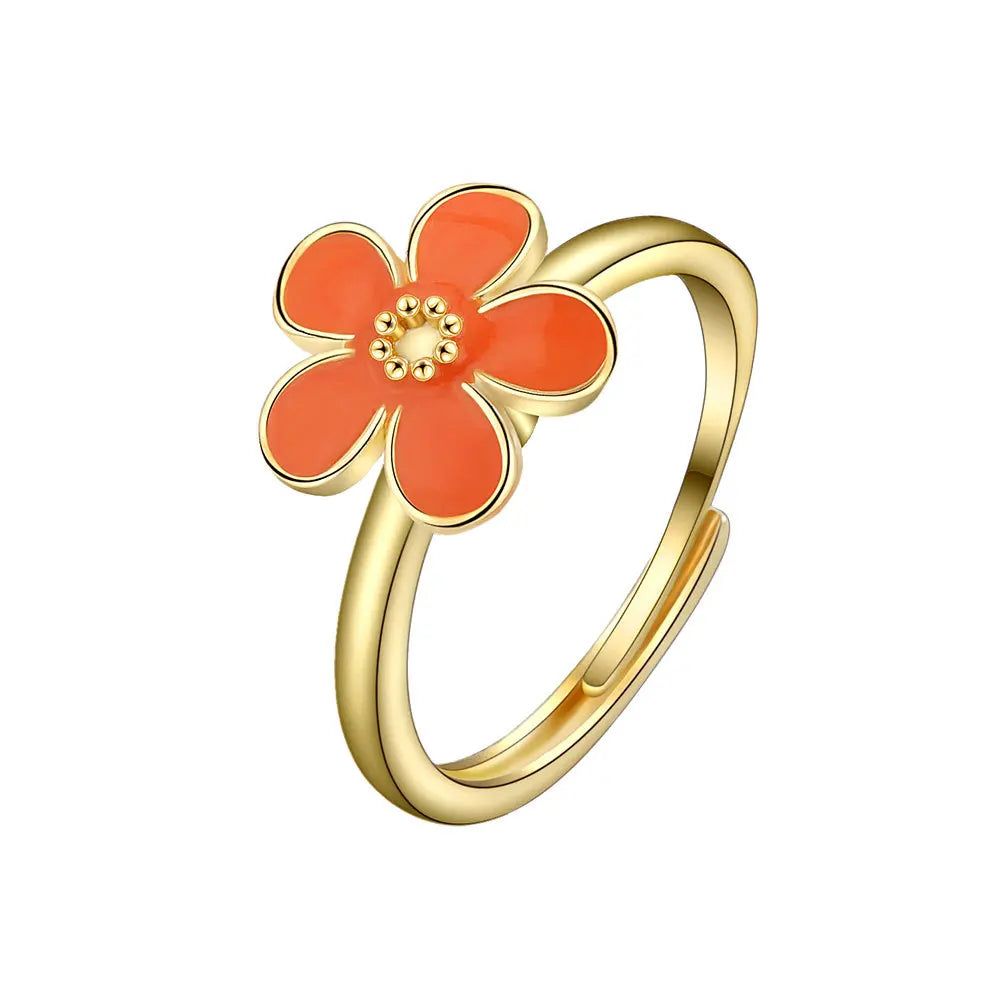 Dandelion Flower Spin Silver Meditation Ring , Relief Fidget & Anxiety Wide  Band | Fruugo BH