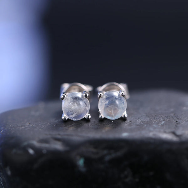 Scottish Flower Orecchini Pendenti In Argento 925 Con Pietra Di Luna – Eleganti E Femminili