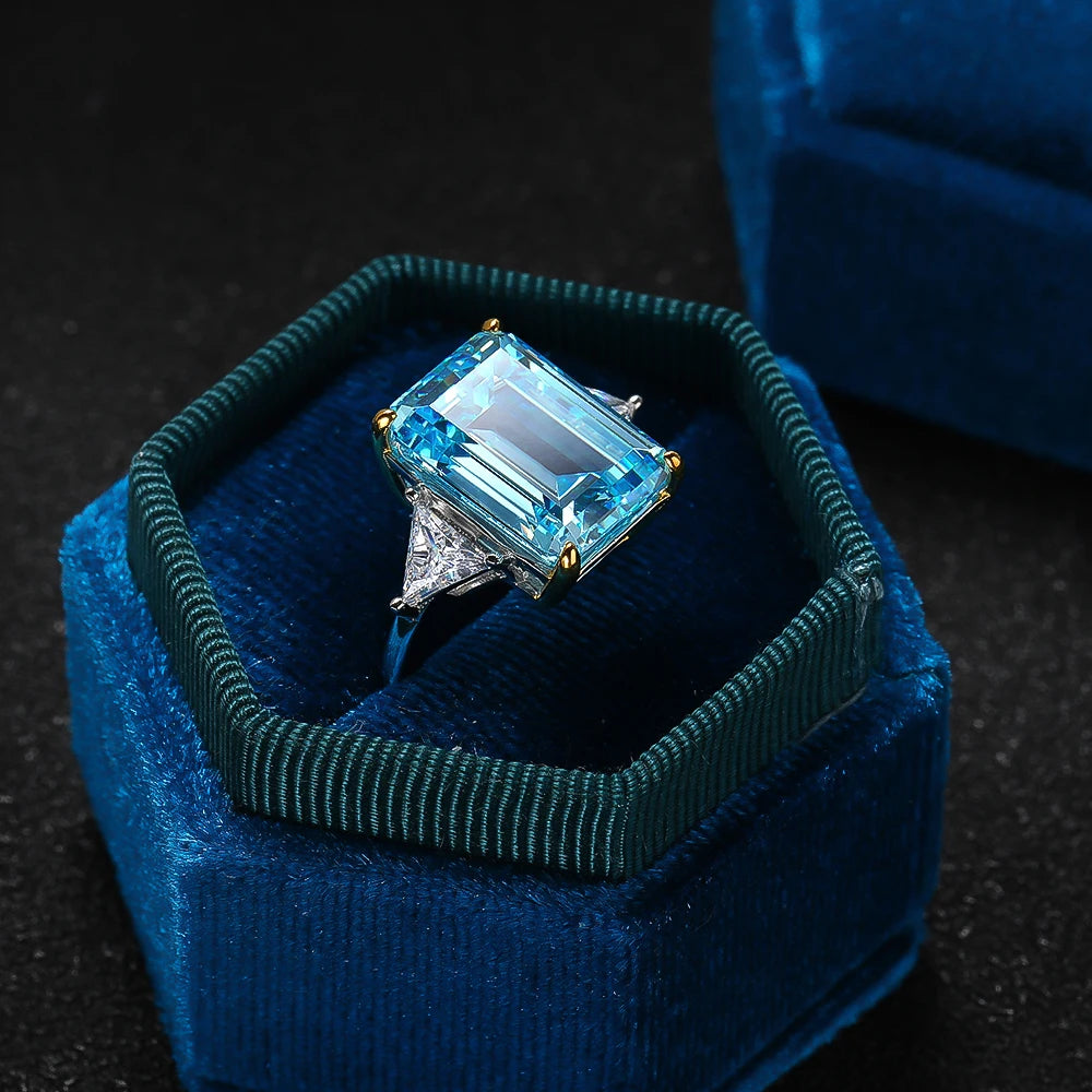 Princess diana hot sale blue topaz ring