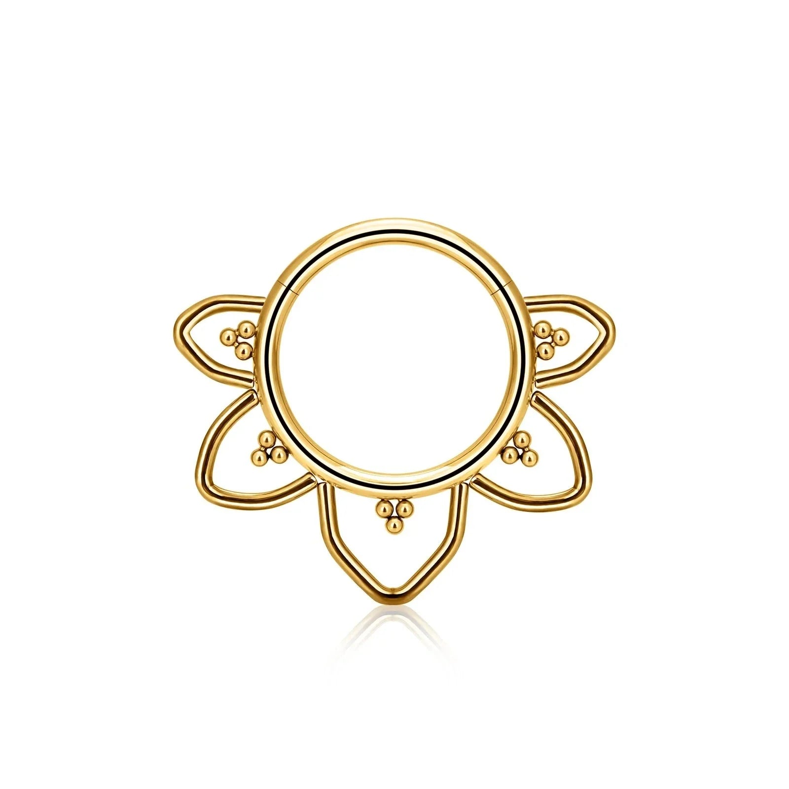 Melighting Dubbele hoepel helix oorbel 16g/18g/20g kraakbeen daith conch rook tragus piercings 316L roestvrij staal helix piercing sieraden septum clicker 6mm/8mm/10mm neus piercings, 6 mm