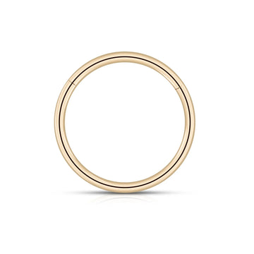 Anel de nariz em ouro 18K, anel clicker em ouro maciço, anel de septo, piercing de orelha, 16G, 18G, 20G
