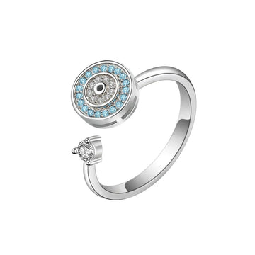 SanCiYu To My Daughter - Anello per l'ansia da Dito per Le Donne, Anello per l'ansia Rotante con Perline, Regalo Antistress per Gioielli con Anello Aperto Regolabile per Donne e Ragazze SanCiYu To My Daughter - Anello per l'ansia da Dito per Le Donne, Anello per l'ansia Rotante con Perline, Regalo Antistress per Gioielli con Anello Aperto Regolabile per Donne e Ragazze