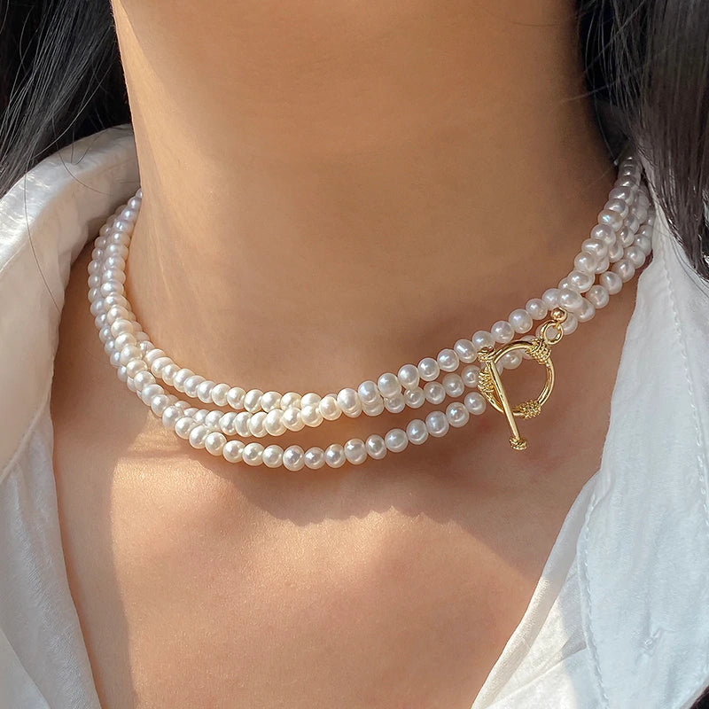 Long pearl necklace DejaChic