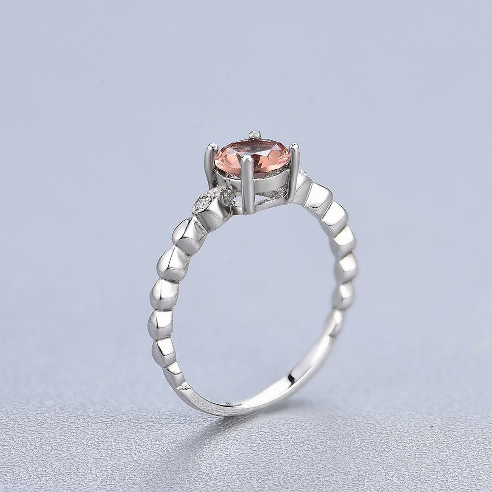 Zultanite ring simple and dainty side stone ring Rosery Poetry