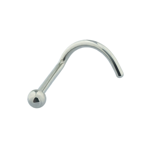 Perno da naso twist con sfera in titanio 18G 20G Vendita Perno da naso twist con sfera in titanio 18G 20G Vendita