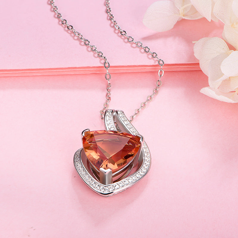 Zultanite necklace heart-shaped Rosery Poetry