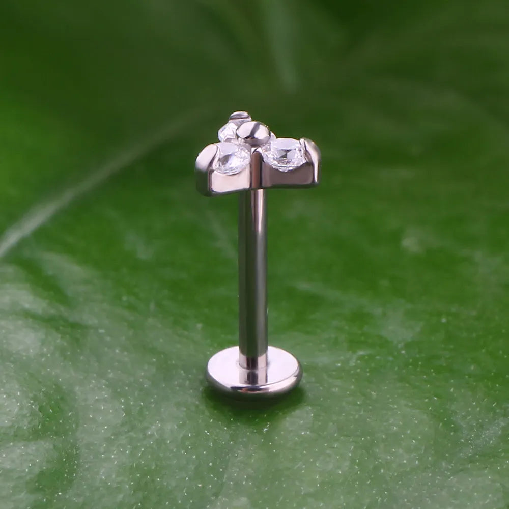 Lot De 10 Piercings De Nez En Argent Avec Zircone - Taille 1 Mm, Forme En L, Hypoallergénique, Pour Hommes Et Femmes - 12