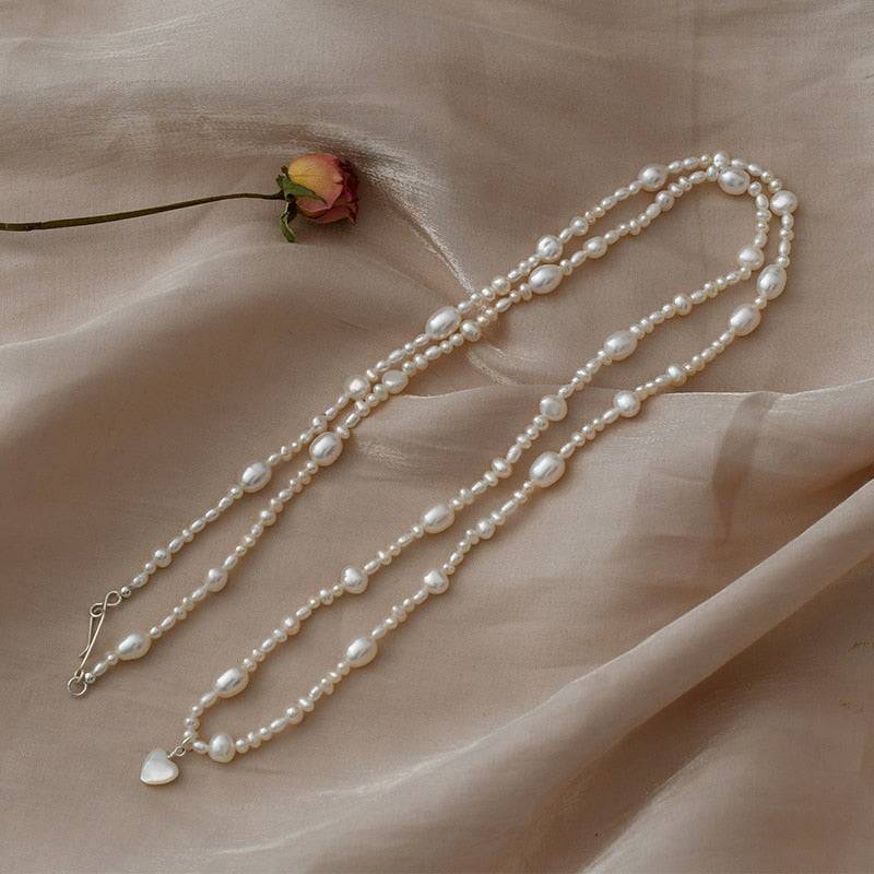 Double strand pearl necklace DejaChic