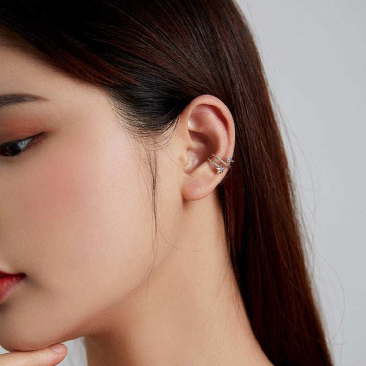 EAR CUFF IN ARGENTO STERLING - ARGENTO | IT EAR CUFF IN ARGENTO STERLING - ARGENTO | IT