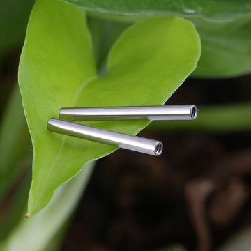 Titanio de grado implante piercing barra recta