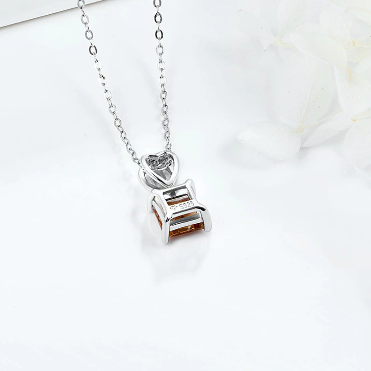 Zultanite necklace square pendant color changing Rosery Poetry