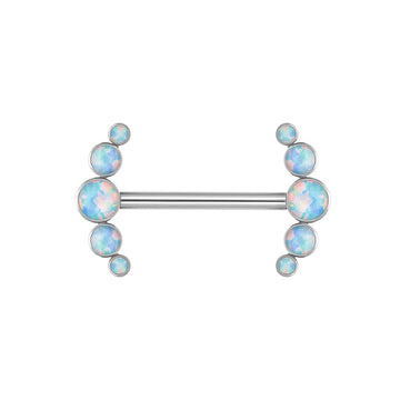 BODYA Coppia Simpatico Doppio Smalto Primavera Daisy Flower Capezzolo Barbell Ring Piercing Bar In Acciaio Inox 14g - Foto 9