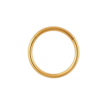 Cerchio per anello al naso 6mm 8mm 10 mm clicker a segmento incernierato semplice e minimalista