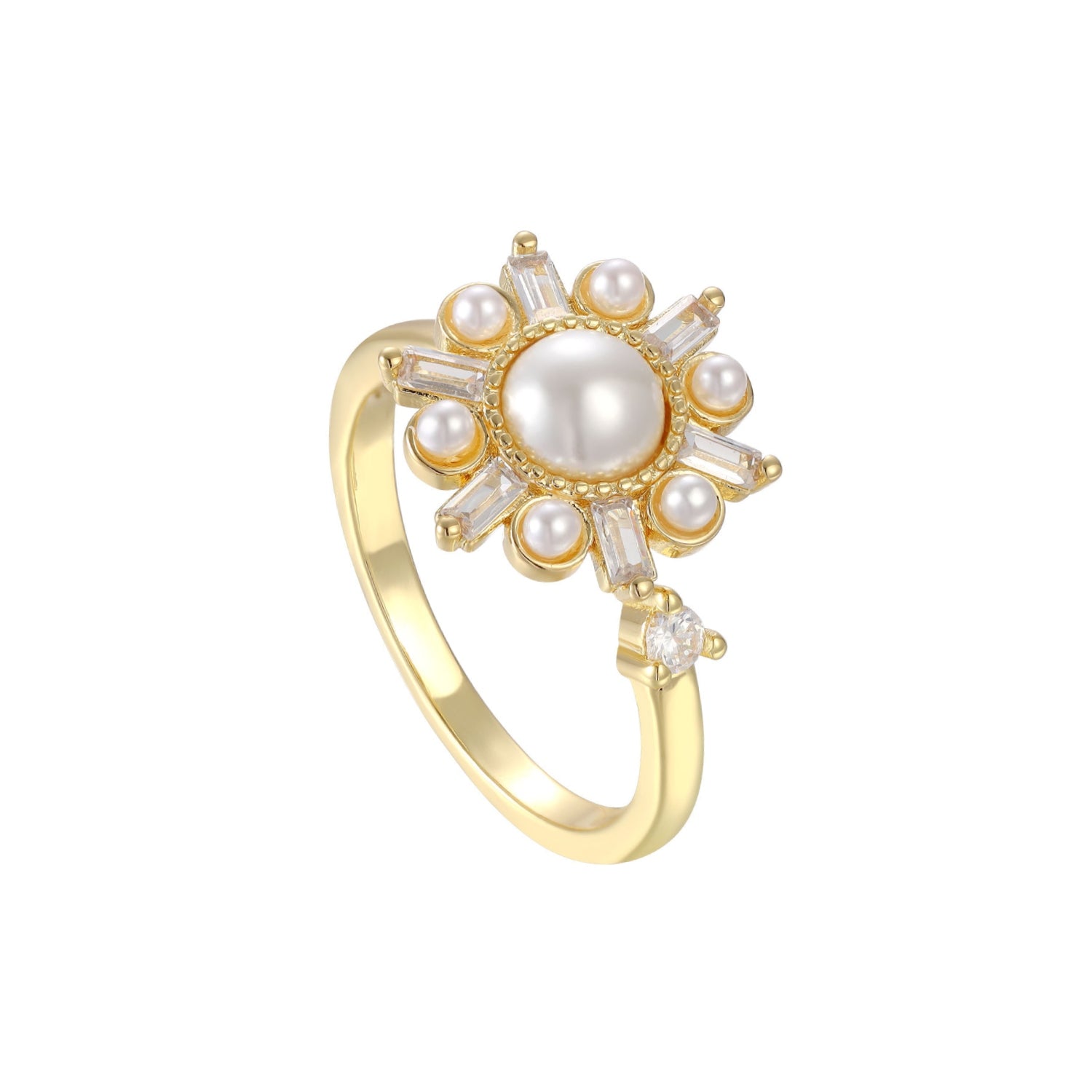 Pearl anxiety ring Rosery Poetry