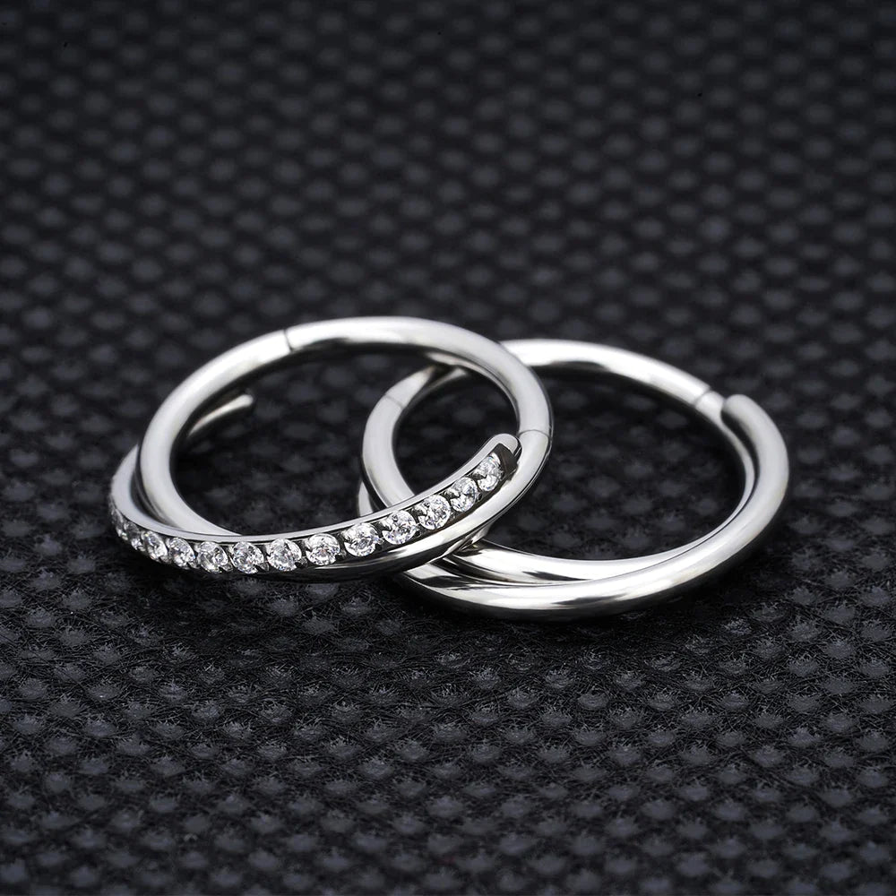 Popuhoops Dubbele Hoekse Neusring Tweekleurig 316L Chirurgisch Staal Kraakbeen Oorbel Septumring Sieraden Scharnierende Klikring Conch Daith Tragus Helix Rook Piercing Lichaamssieraden Lipring 16G/18G Popuhoops Dubbele Hoekse Neusring Tweekleurig 316L Chirurgisch Staal Kraakbeen Oorbel Septumring Sieraden Scharnierende Klikring Conch Daith Tragus Helix Rook Piercing Lichaamssieraden Lipring 16G/18G