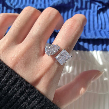 Toi et moi ring Kylie Jenner resizable Rosery Poetry