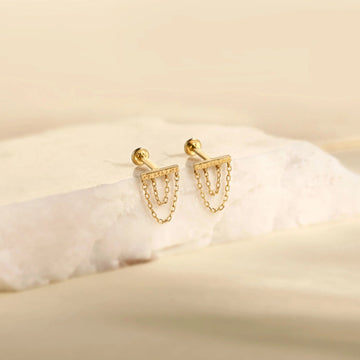 Orecchini a cerchio da donna con piercing al trago con catena elica stella farfalla corona zircone orecchio rook Dah Sung regalo gioielli per il corpo CC084 36 Orecchini a cerchio da donna con piercing al trago con catena elica stella farfalla corona zircone orecchio rook Dah Sung regalo gioielli per il corpo CC084 36