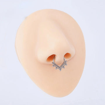 Clicker A Strati In Titanio Dorato. Per Piercing Al Setto, Alla Conca E Alla Cartilagine. 16G / 8 Mm O 10 Mm. - Italia - Foto 6