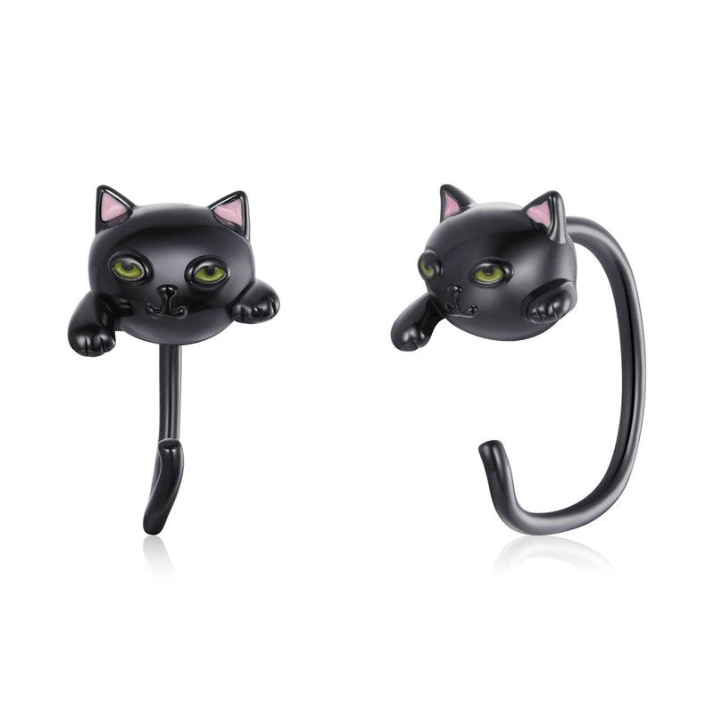 Black cat earrings DejaChic