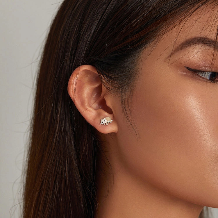 Sloth earrings silver Rosery Poetry