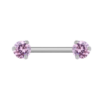 Cute nipple ring colorful and fun 14G implant grade titanium 1 piece Ashley Piercing Jewelry