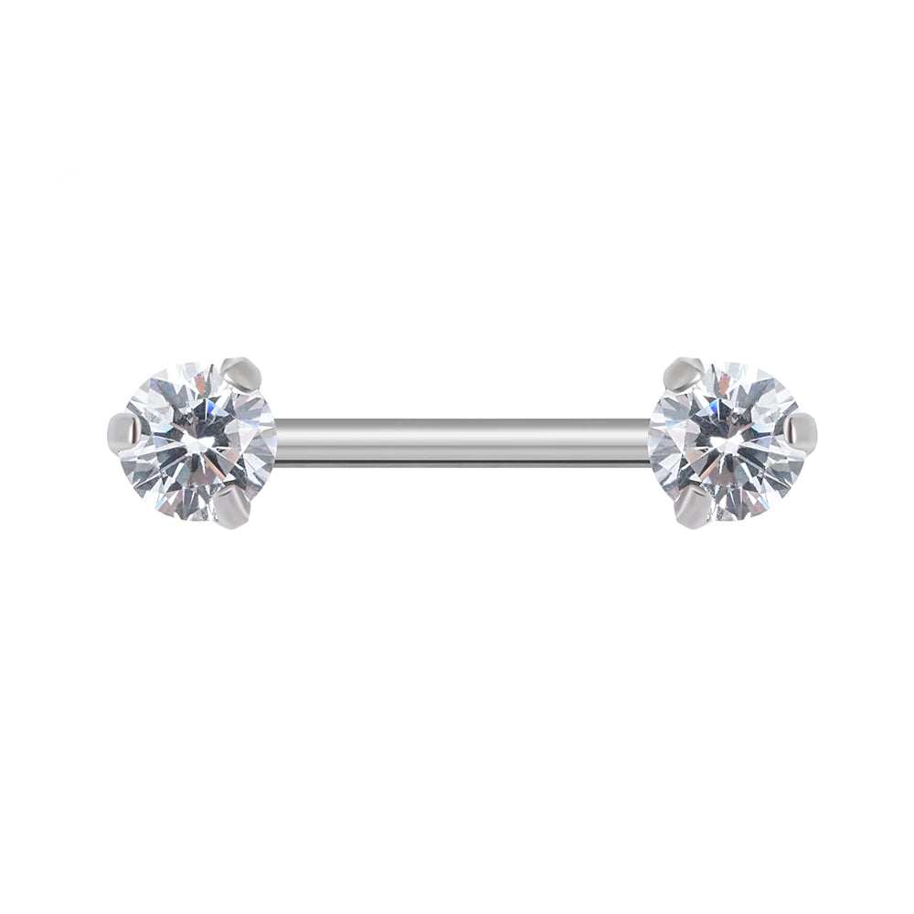 Cute nipple ring colorful and fun 14G implant grade titanium 1 piece Ashley Piercing Jewelry