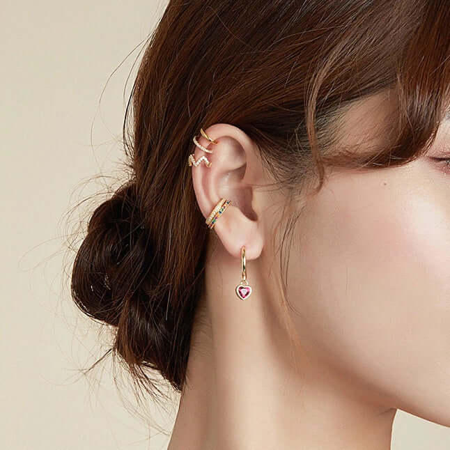 Double row ear cuff thejoue