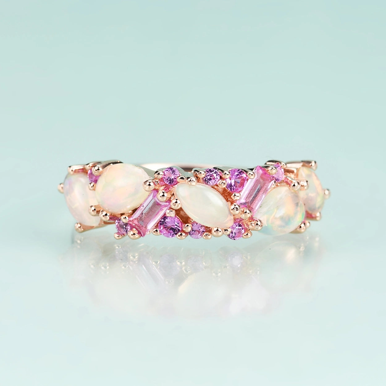 Ethiopian opal ring | Opal Jewelry DejaChic