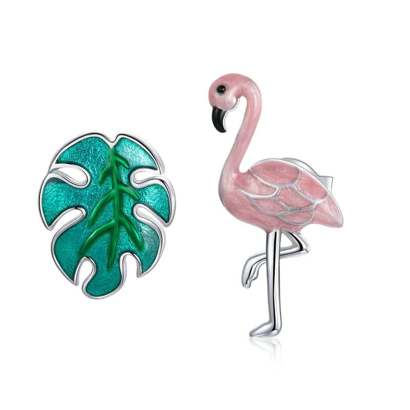 Flamingo earrings thejoue