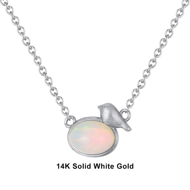 Opal pendant necklace QISU