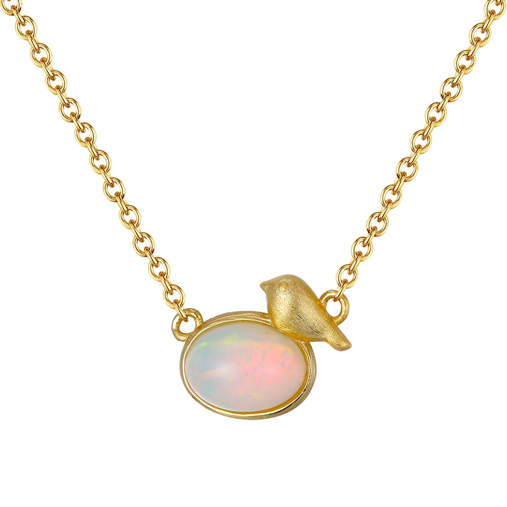Opal pendant necklace QISU