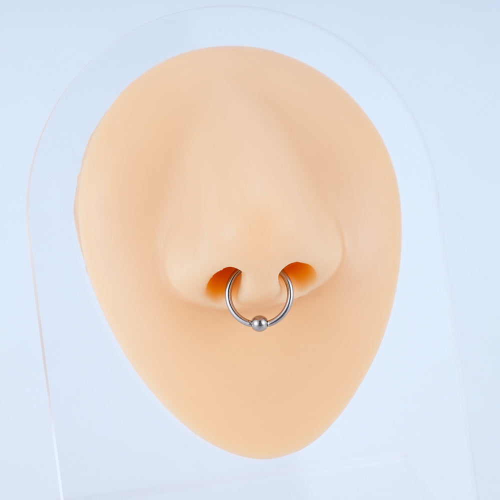 16 gauge nose ring captive bead Rosery Poetry